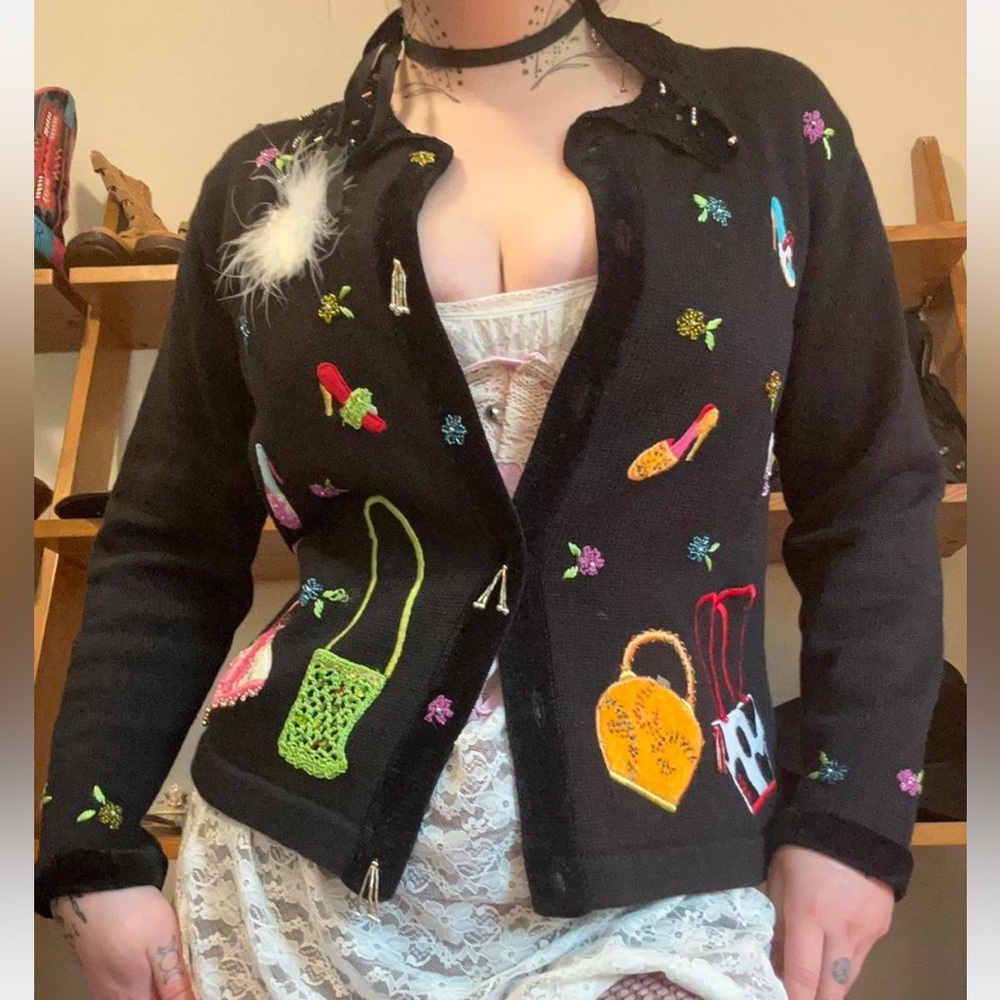 Vintage Sassy / Cooky Granny Sweater by Jack B. Quick